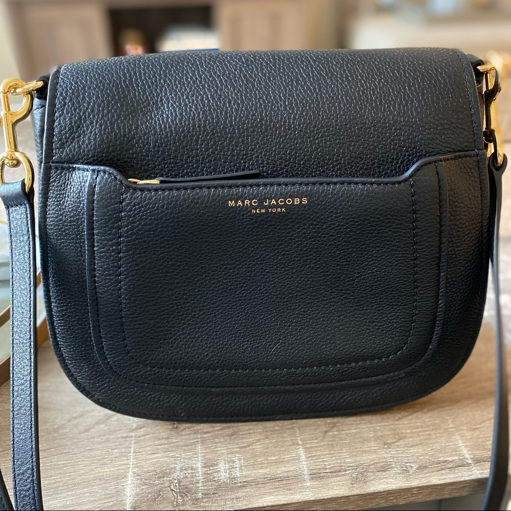 Marc Jacobs Mini Empire City Leather Messenger Bag Gem